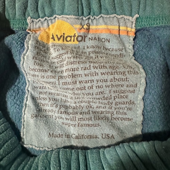 Aviator Nation discontinued ombré/gradient sweatpants - Picture 6 of 14